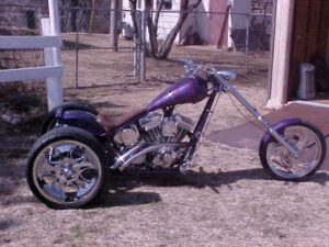 dark purple and black custom trike 5