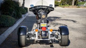 black and silver customized trike 2