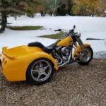 Ken's Wife's H-D Softail in ND (RIP)